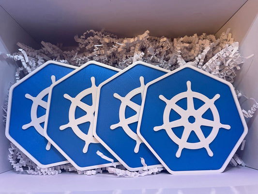 Kubernetes Drink Coaster - Set of 4