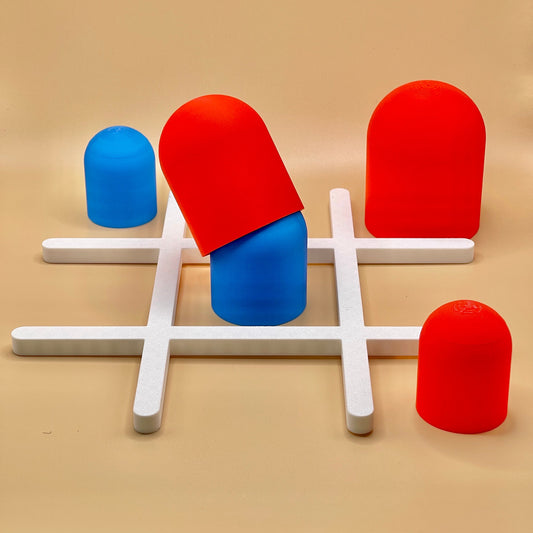 Stack-Tak-Toe: 3D Tic Tak Toe | Novelty Board Game - Strategic Fun for Family Game Night | Logic Puzzle | Tik Tak Toe