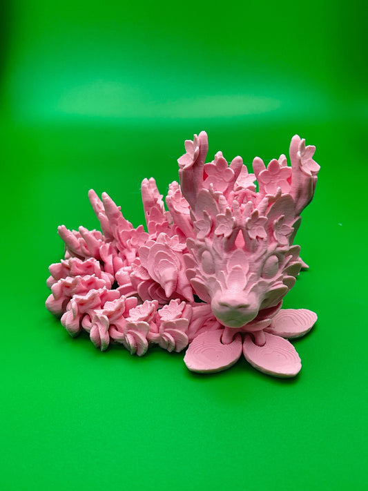 Sakura Dragon - Sakura color and Sakura Themed Articulated Dragon